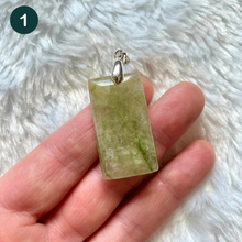 Charger l&#39;image dans la galerie, Quartz vert - Pendentifs