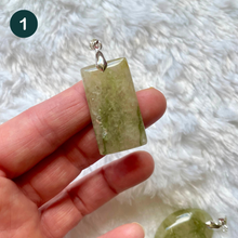 Charger l&#39;image dans la galerie, Quartz vert - Pendentifs