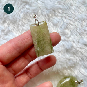 Quartz vert - Pendentifs