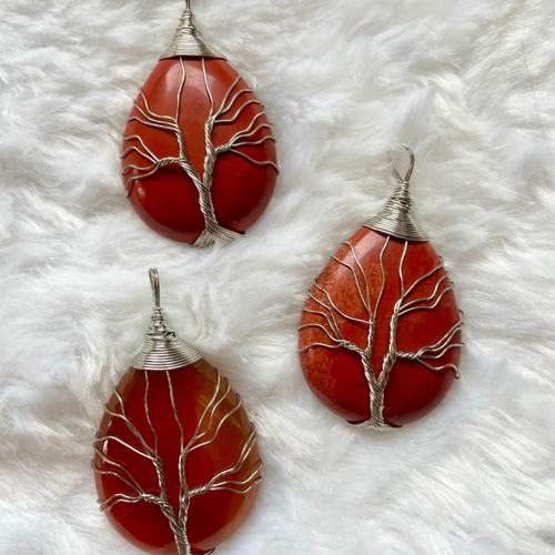 Pierres et arbre de vie - Pendentifs