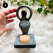 Charger l&#39;image dans la galerie, Statue Déesse - Bougeoir