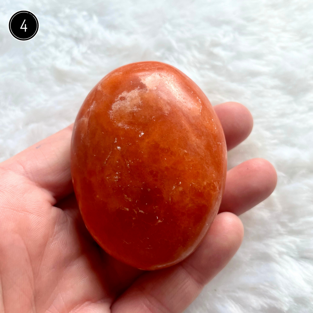 Calcite orange - Galets