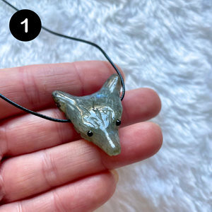 Loup (tête de loup) - Pendentifs