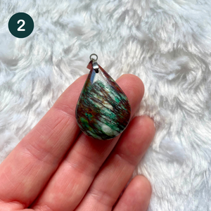 Malachite de Madagascar - Pendentifs