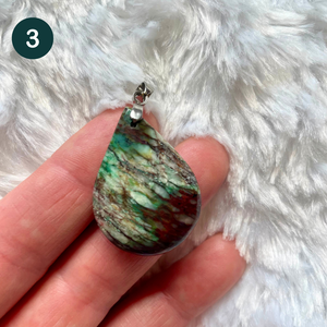 Malachite de Madagascar - Pendentifs