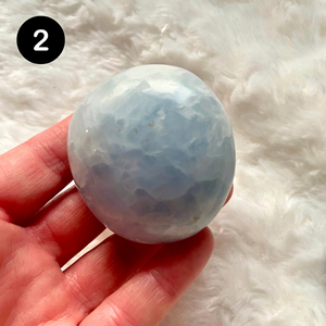 Calcite bleue - Galets