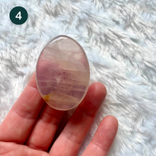 Charger l&#39;image dans la galerie, Quartz bleu rose - Galets plats