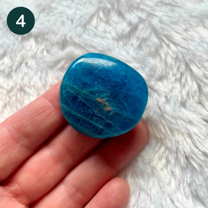 Apatite bleue - Galets Plats