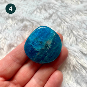 Apatite bleue - Galets Plats