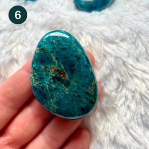 Apatite bleue - Galets Plats