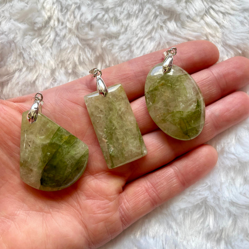 Quartz vert - Pendentifs