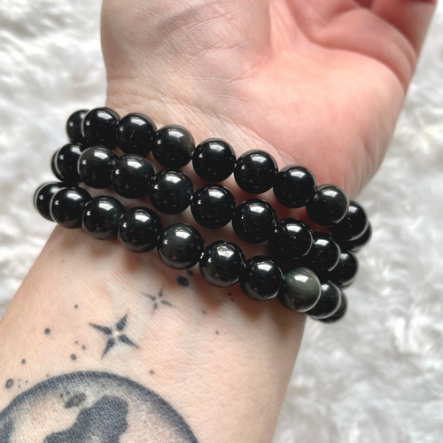 Obsidienne oeil céleste - Bracelets