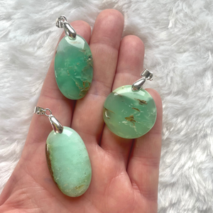 Chrysoprase - Pendentifs